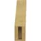 Ekena Millwork 3-inch W x 8-inch D x 12-inch H Balboa Rough Cedar Woodgrain TimberThane Knee Brace, Primed BRCUR03X08X12BOARCPR - alternate 5